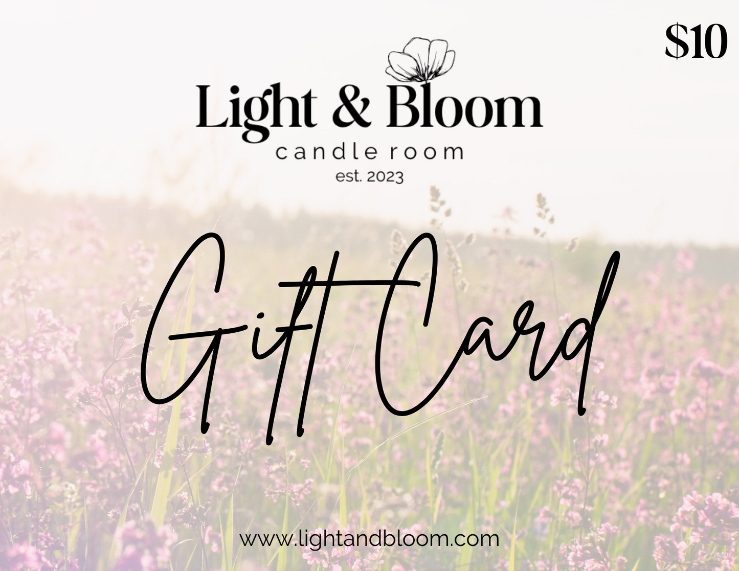 Light & Bloom Gift Card