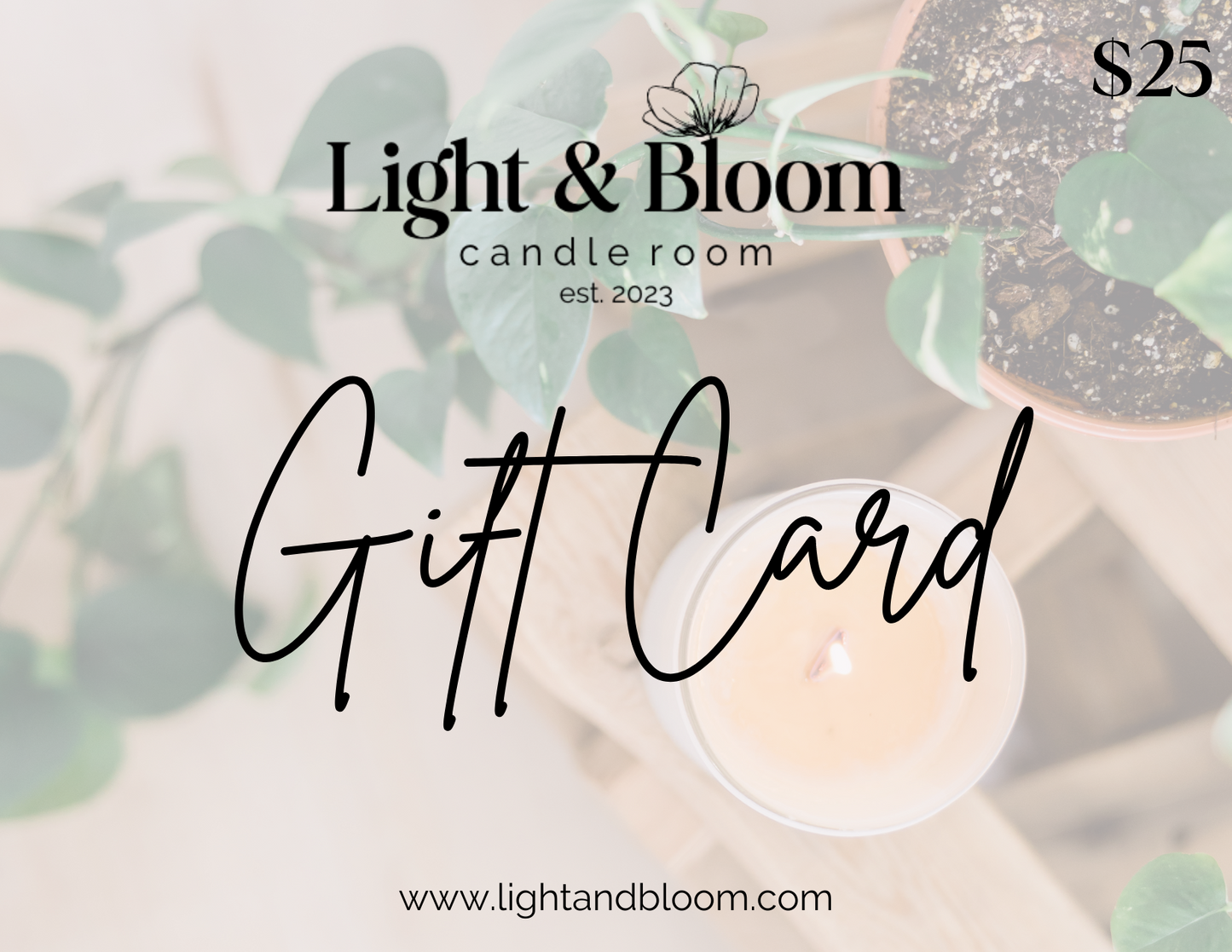 Light & Bloom Gift Card