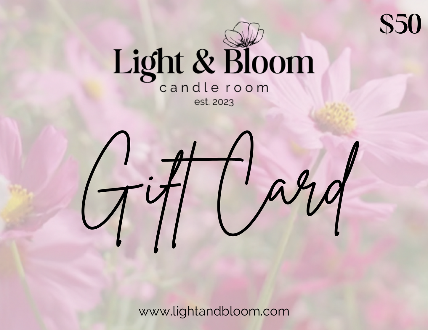 Light & Bloom Gift Card