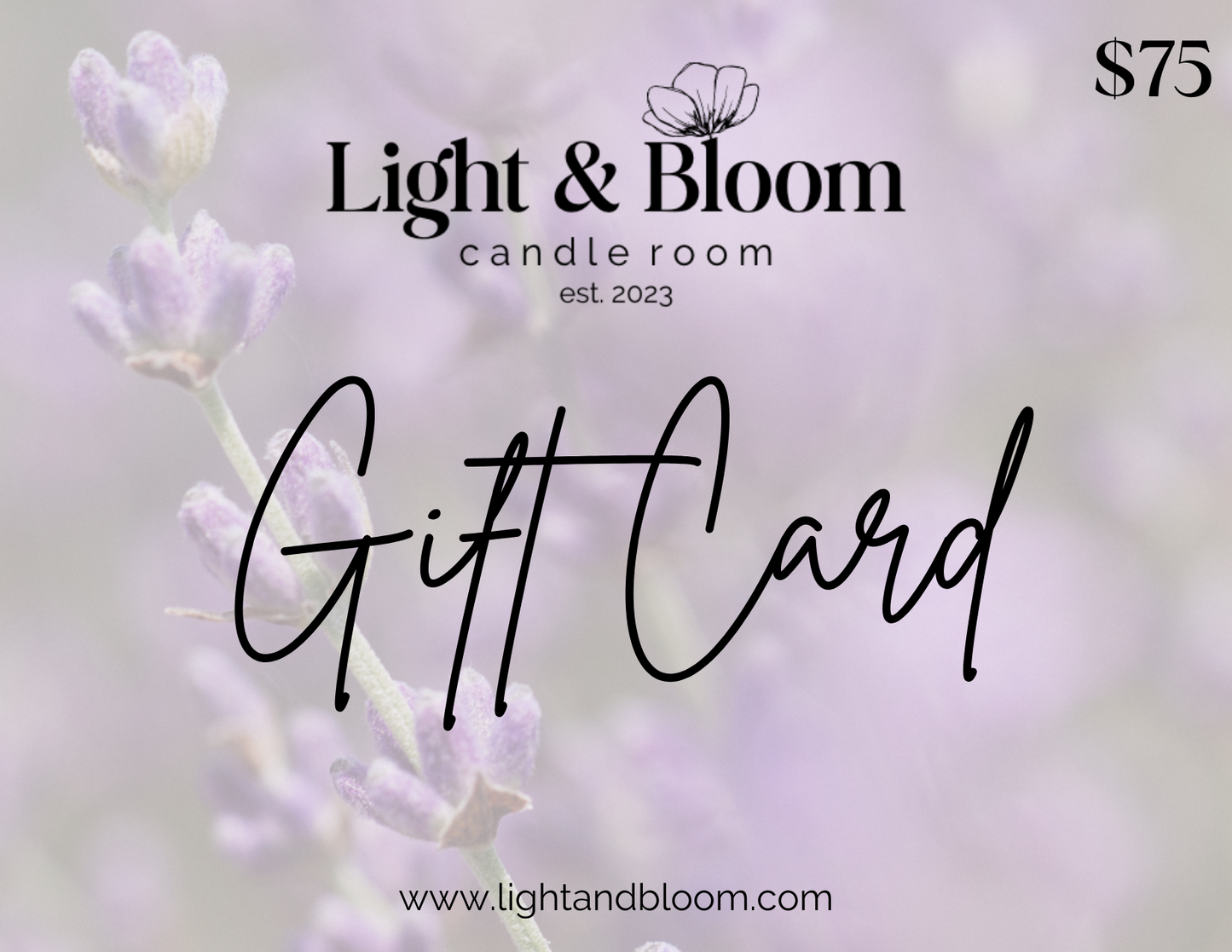 Light & Bloom Gift Card