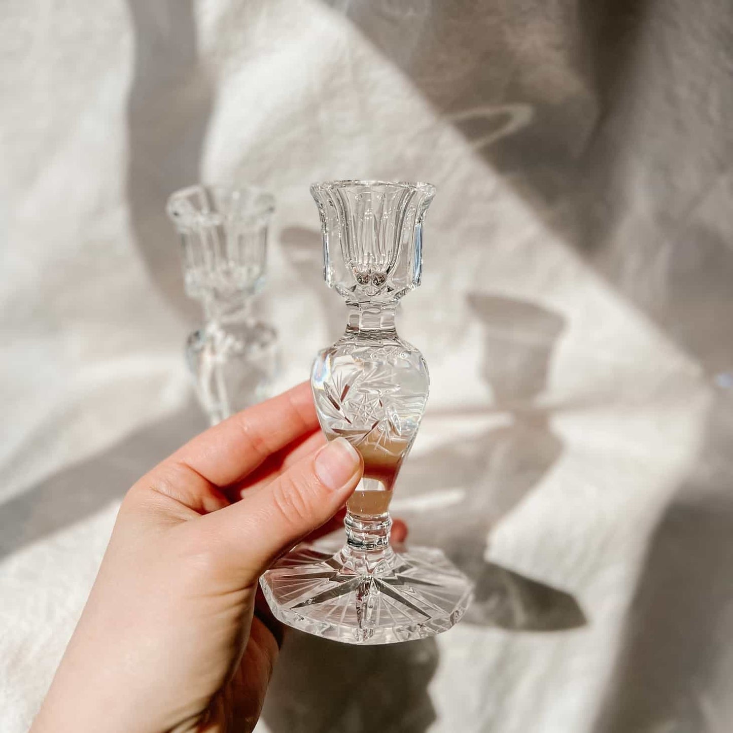 Crystal Candlestick Holders | Bundle